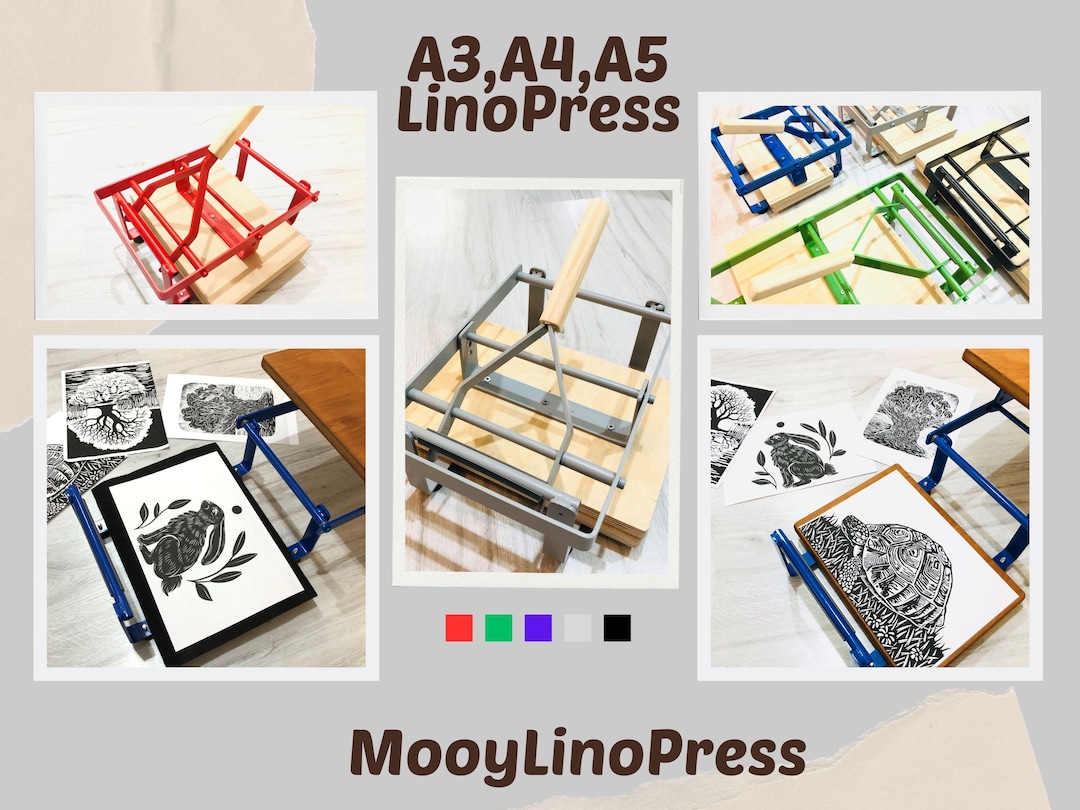 A3,A4 and A5 Lever Press, Block Printing Press Lino Press Machine,press