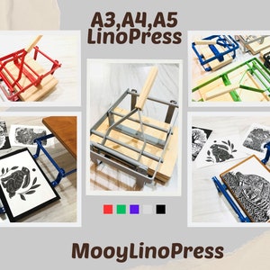 Pressa a leva A3, A4 e A5, pressa per stampa a blocchi, macchina per linoleografia, macchina per stampa, macchina per linoleografia, macchina per stampa