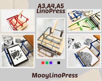 A3,A4 and A5 Lever Press, Block Printing Press Lino Press Machine,Press Machine , Linocut Press Machine, Print Press Machine