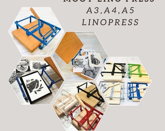 A3,A4,A5 Lever Press, Block Printing Press Lino Press Machine,Press Machine , Linocut Press Machine, Print Press Machine