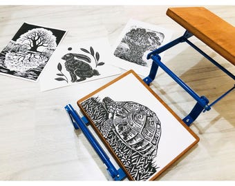 A3,A4,A5 Lino Press, Block Printing Press Lino Press Machine,Press Machine , Linocut Press Machine, Print Press Machine