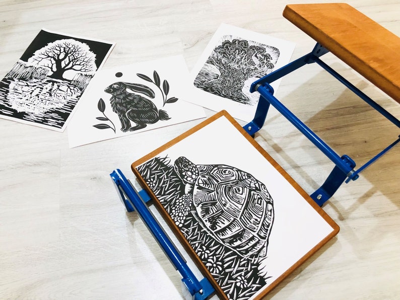 A3,A4 ,A5 Lever Press, Block Printing Press Lino Press Machine,press