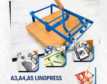 A3,A4 ,A5 Lever Press, Block Printing Press Lino Press Machine,Press Machine , Linocut Press , Print Press Machine
