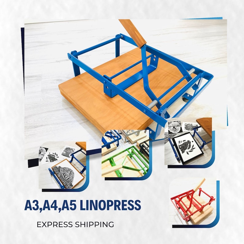 A3,A4 ,A5 Lever Press, Block Printing Press Lino Press Machine,press
