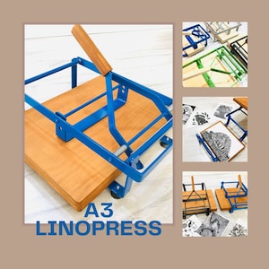 Pressa a leva A3, pressa per stampa a blocchi, macchina per stampaggio a linoleum, macchina per stampaggio, macchina per stampaggio a linoleum, macchina per stampaggio