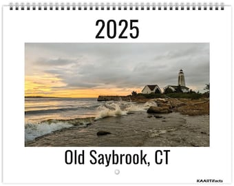 Old Saybrook Wall Calendar 2025 (US & CA)