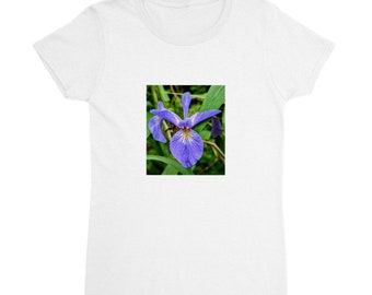 IRIS - Zwaargewicht dames T-shirt met ronde hals