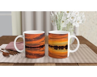 Morning Reflection - White 11oz Ceramic Mug