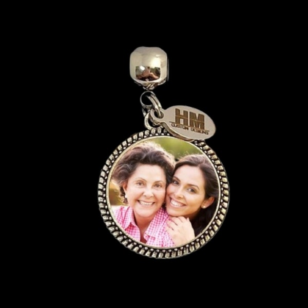 Charm con foto, encanto personalizado, charm para pulsera, regalo para mamá, Custom gift, charm para pulsera, photo charm, bracelet charm