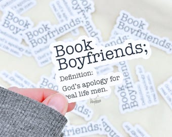 Funny Sticker For Book Lovers Gift For Her Book Boyfriend Sticker Kindle Sticker
