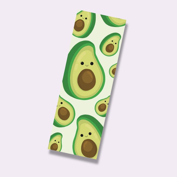 Cute Avocado Bookmark Gift For Her Gift For Book Lover Cute Bookmark Book Lover Birthday Gift