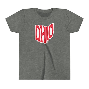 Youth Ohio Short Sleeve Tee Tshirt T-shirt Shirt Ohio State
