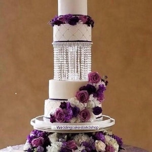 Crystal Cake Stand| Cake Riser | Chandelier cake stand