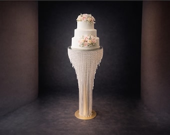 ROUND Cake Table | Crystal Cake Stand