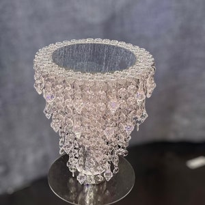 ライト付きクリスタルケーキスタンド（ミラートップ付き）