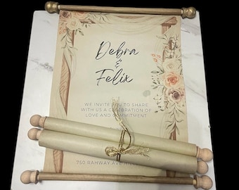 Scroll Invitations | Wedding Invitations and Save the Dates