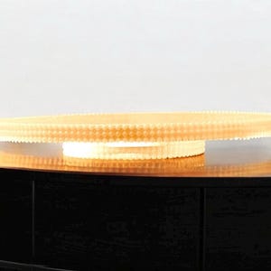 Light-Up Beaded Cake Stand: 4-Inch Dessert Display