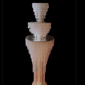 Cake Stand Chandelier cake stand| crystal cake Stand | wedding cake stand with LED Lights
