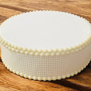Pearl Bead Mini Cake Stand: Wedding Dessert Table Centerpiece