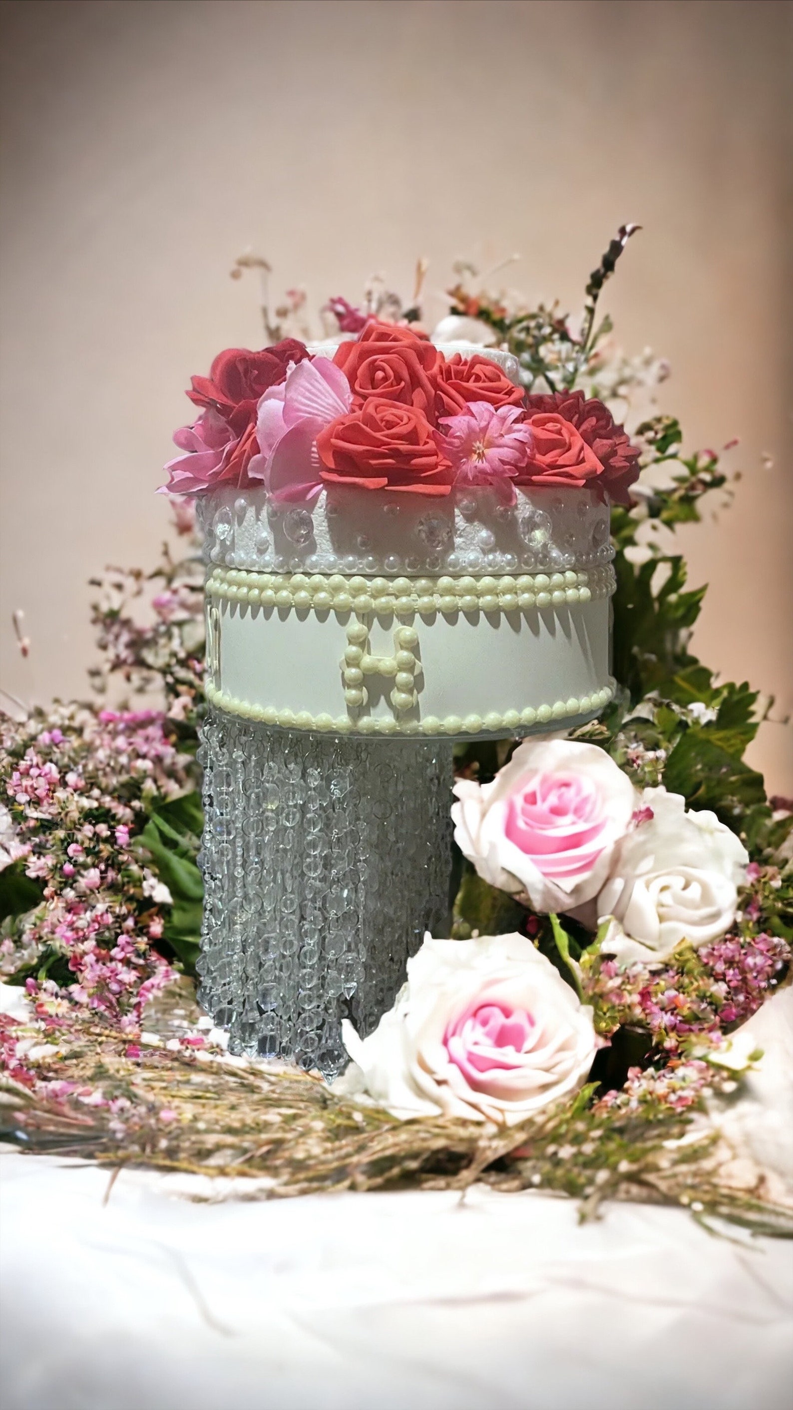 Pink Cake Riser Cake Riser | Floating CAKE Stand - Etsy
