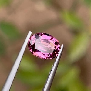 Natürlicher persischer rosa Spinell Edelstein für Schmuck, ausgefallener oval geschnittener Spinell Edelstein aus Burma August Birthstone Gewicht: 1,05 Carts