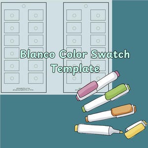 Farbmuster-Set leer – druckbare PDF-Datei