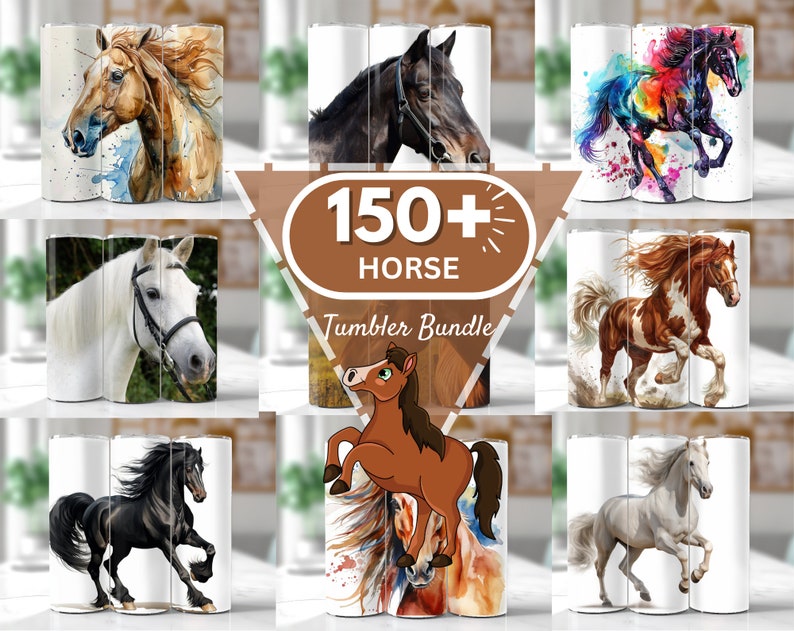 K&ouml;nnte beinhalten: Eine Sammlung von &uuml;ber 150 Tassen mit Pferde-Motiven. Die Tassen zeigen eine Vielzahl von Pferde-Designs, darunter Aquarell-, Cartoon- und realistische Stile. Die Tassen sind perfekt f&uuml;r Pferdeliebhaber und ein tolles Geschenk.