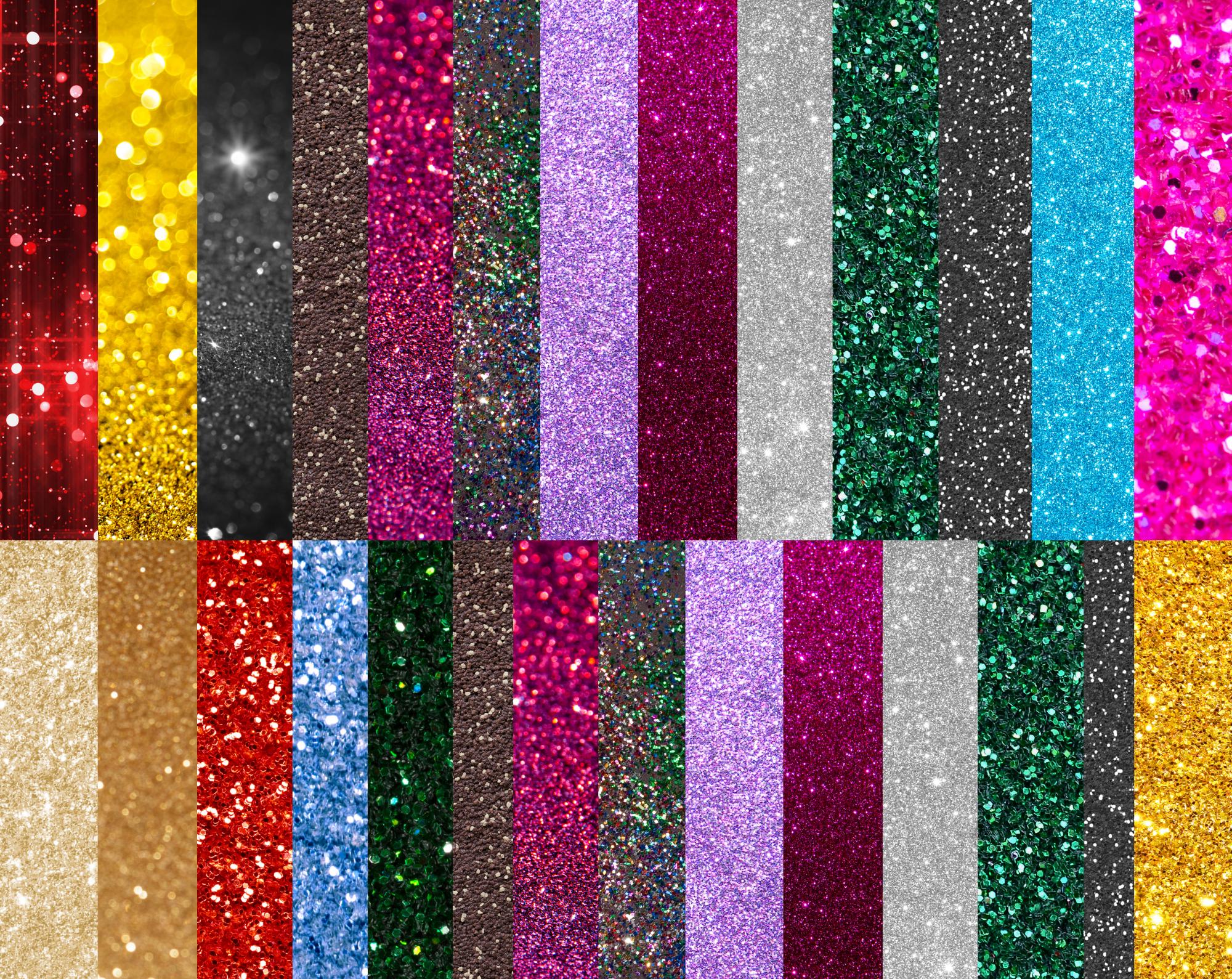 Glitter Digital Paper Ombre Digital Glitter Rainbow Glitter Seamless ...
