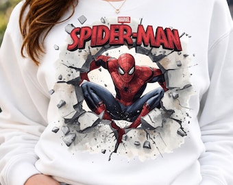Spider Cartoon PNG, Comic Book Hero, Spider PNG, Watercolor Spider PNG, Superhero Birthday, Spider man Png, Splash Brand new Superhero