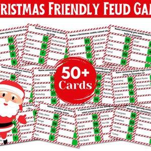 Kerstvriendelijk vetespel, kerstfeestspel, kerstfamilievetespel, afdrukbaar kerstspel voor volwassenen Kerstspellen voor tieners