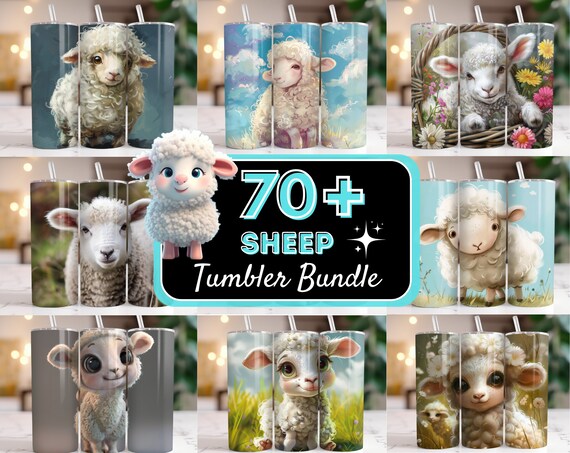 70+ Cute Baby Lamb Sheep Kids 20ozTumbler Sheep Tumbler PNG, Western Tumbler, Floral Sheep Sublimation ,Pastel Lamb Tumbler, Animal Tumbler