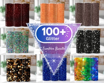 100+ Glitter Tumbler Wrap Bundle, Glitter Color Tumbler Wrap, Sparkle Style Glitter Tumbler Wrap Bundle, 20OZ Perfect Glitter Tumblers PNG