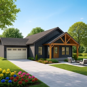 Modern House Plan| 3 Bedroom 3.5 Bath | 2,851 SQFT | PDF File