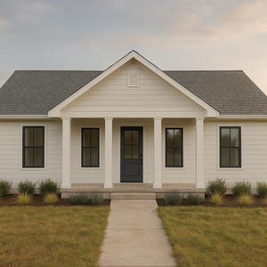 Tiny House Plan| Cabin Plans| 3 Bedroom 2.5 Bathroom Floor plan| Drawing Blueprints| 893 SF