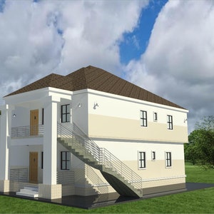 2 Floors Apartment Floorplan | House Plan | Modern House Plan| Condo Plan pdf File