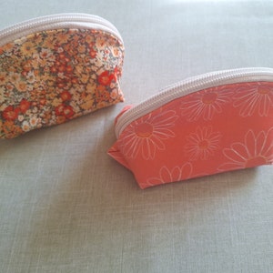 Petite trousse à fermeture éclair, trousse à maquillage, trousse de toilette