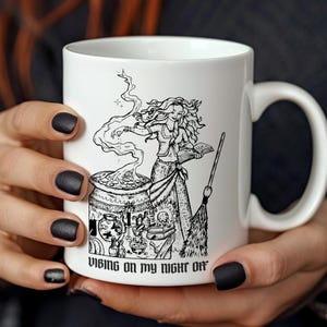 Witchy Mug Witchy Gift Funny Mugs Celestial Mug Fairycore Aesthetic Witchcraft Gift Mystical Gift Whimsygoth Aesthetic Medieval Aesthetic