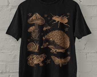 Forest Magic Tshirt: Goblincore Witchycore Cotton Tee Fairycore Grunge Shirt Nature Lover Gift Cottagecore T Shirt Cottagecore Gift