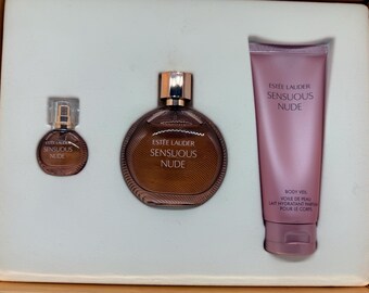 Estée Lauder Sensuous Nude edp 50ml + Mini + Body Veil (Set de regalo) Descatalogado