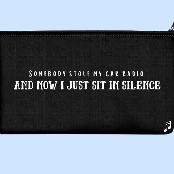 Car Radio Twenty One Pilots Song Lyric Canvas Bag || Twenty One Pilots Merch