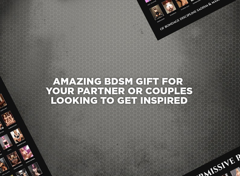 Submissive Roles Poster BDSM Furniture Kinky Print Yourself digital Downloadable File Etsy