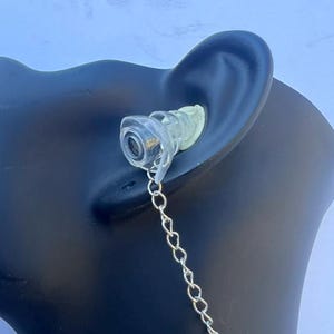 Loop or Eargasm Necklace: Stainless Steel Earplug Necklace – Essential Accessory for Festivals & Live Music, Burning Man Accessory