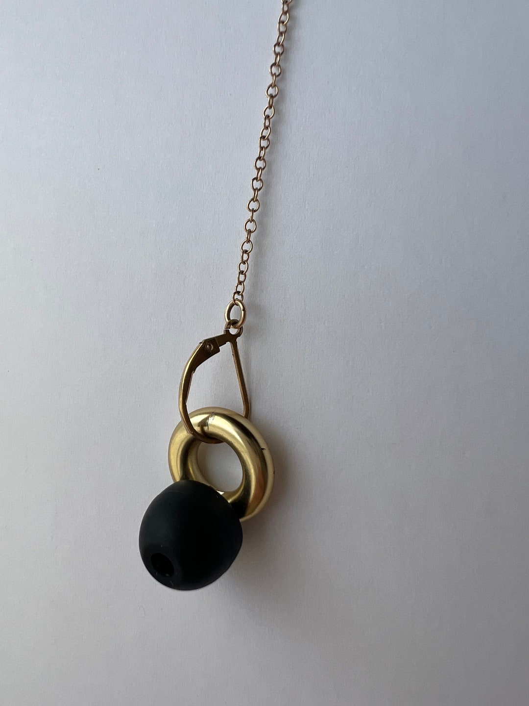 Gold Filled Loop Earplug Chain for Festivals, Live Music, Nightlife