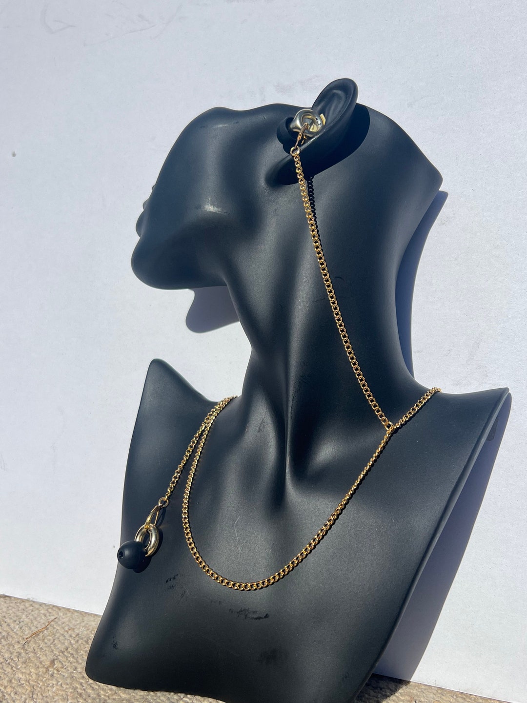 Waterproof Gold Chain Loop Earplug Chain for Festivals Live Etsy