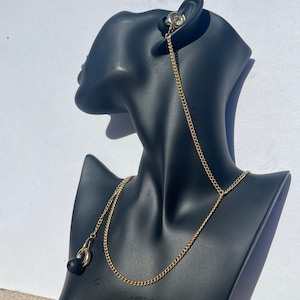 Loop or Eargasm Waterproof Gold Earplug Necklace | Festival Jewelry for Hearing Protection, Burning Man Accessory