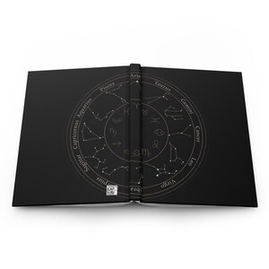 Astrologisches Hardcover-Notizbuch für Astrologie-Liebhaber, Sternzeichen-Journal, Meditations-Tagebuch, Geschenk für Kreative
