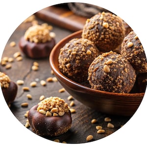 BEST RECIPE For Chocolate & Hazelnut Bliss Balls Protein Packed Energy Balls Healthy Gourmet Chocolate Treats Vegan Artisan Healthy Snacks
