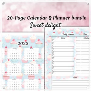 Happy Planner Seiten, Wochenplaner Einlagen für Happy Planner, Jahreskalender, Big Mini A4 A5 Letter, Hoch- und Querformat, Wichtige Termine