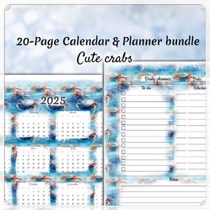 Happy Planner Seiten, Wochenplaner Einlagen für Happy Planner, Jahreskalender, Big Mini A4 A5 Letter, Hoch- und Querformat, Wichtige Termine