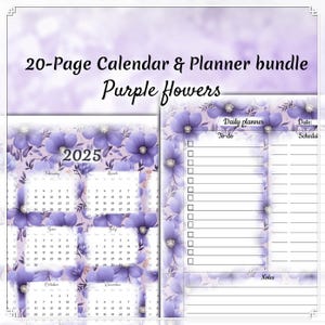 Happy Planner Seiten, Wochenplaner Einlagen für Happy Planner, Jahreskalender, Big Mini A4 A5 Letter, Hoch- und Querformat, Wichtige Termine